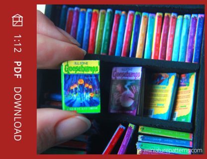 Goosebumps Books 1-62 FULL SET Classics Collection Miniature Book Printable Patterns PDF - Image 2