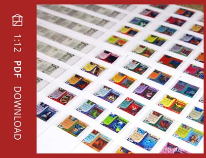 Goosebumps Books 1-62 FULL SET Classics Collection Miniature Book Printable Patterns PDF - Image 3