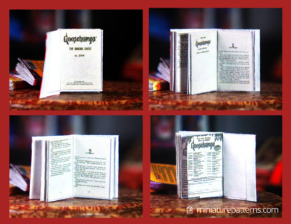 Goosebumps Books 1-62 FULL SET Classics Collection Miniature Book Printable Patterns PDF - Image 5